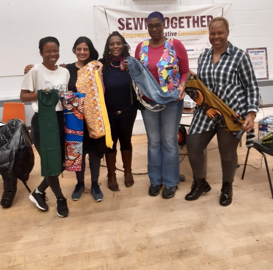 Sewn Together Team in Chestnuts Community Centre