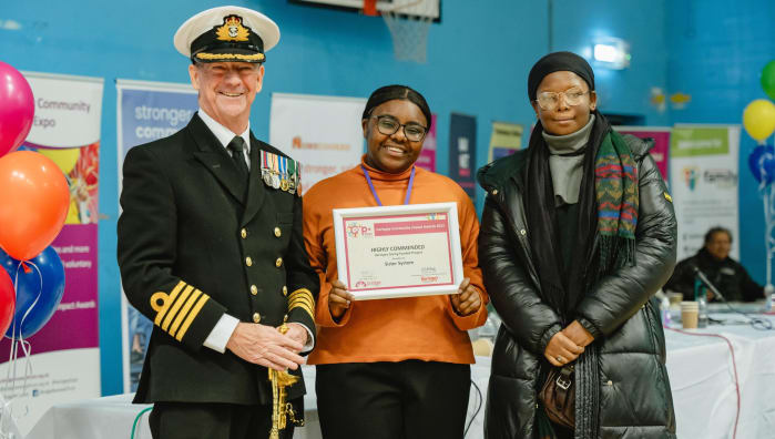 Sister System receive the Haringey Giving Funded Project of the Year, Highly Commended 